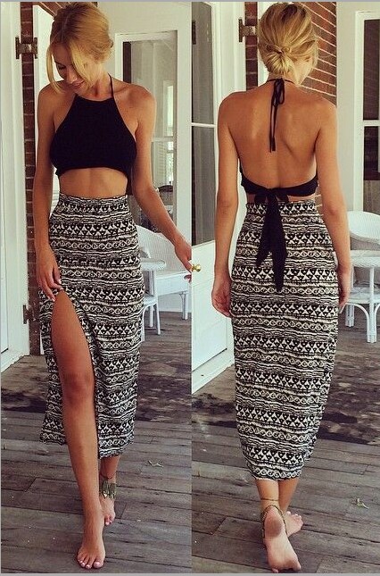 F2370  sexy two-piece dress skirt